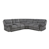 Muirfield Gray 3-Piece Reclining Sectional - Ornate Home