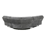 Muirfield Gray 3-Piece Reclining Sectional - Ornate Home