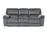 Muirfield Gray Double Reclining Sofa - Ornate Home
