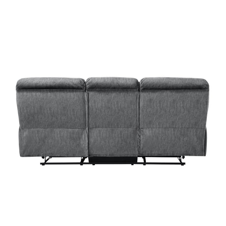 Muirfield Gray Double Reclining Sofa - Ornate Home