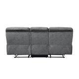 Muirfield Gray Double Reclining Sofa - Ornate Home
