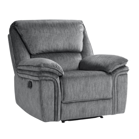 Muirfield Gray Reclining Chair - Ornate Home