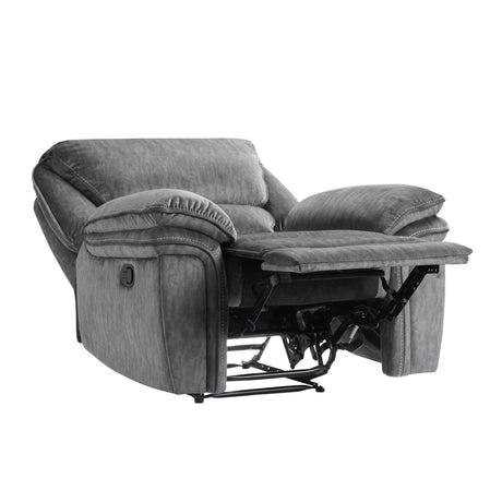 Muirfield Gray Reclining Chair - Ornate Home