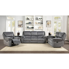 Muirfield Gray Reclining Chair - Ornate Home