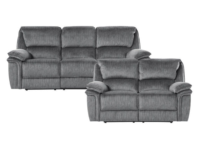 Muirfield Gray Sofa & Loveseat - Ornate Home