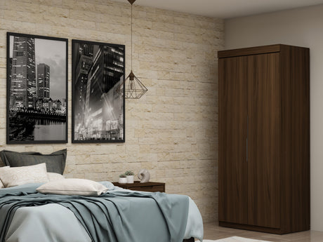 Mulberry 2.0 Sectional Wardrobe Closet in Brown - Ornate Home