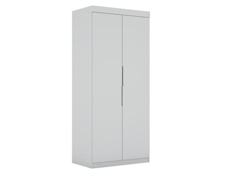 Mulberry 2.0 Sectional Wardrobe Closet in White - Ornate Home