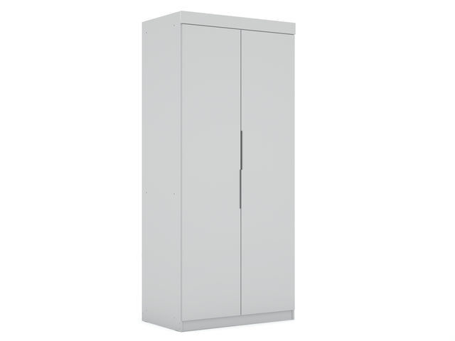 Mulberry 2.0 Sectional Wardrobe Closet in White - Ornate Home