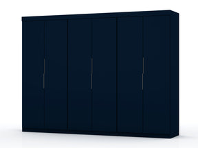 Mulberry 2.0 Wardrobe Closet in Tatiana Midnight Blue (set of 3) - Ornate Home