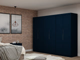 Mulberry 2.0 Wardrobe Closet in Tatiana Midnight Blue (set of 3) - Ornate Home