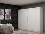 Mulberry 2.0 Wardrobe Closet in White (set of 3) - Ornate Home