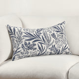 Mulberry Denim Blue 14"x26" Throw Pillow (Set of 2)