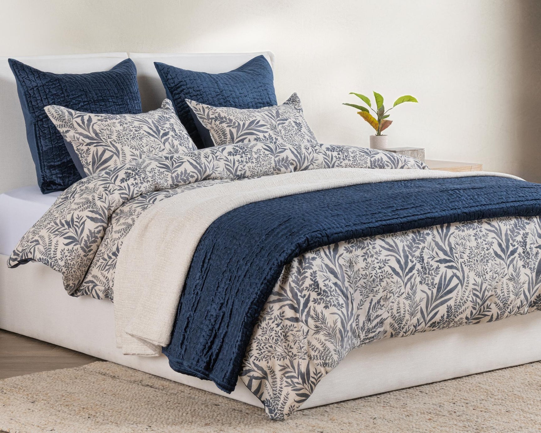 Mulberry Denim Blue Duvet Collection - Ornate Home