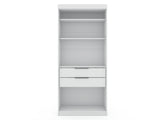 Mulberry Open 1 Sectional Closet in White - Ornate Home