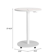 Mule White Adjustable Bar Table - Ornate Home
