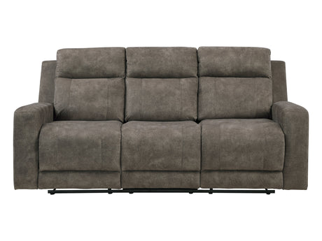 Muncie Brown Double Reclining Sofa - Ornate Home