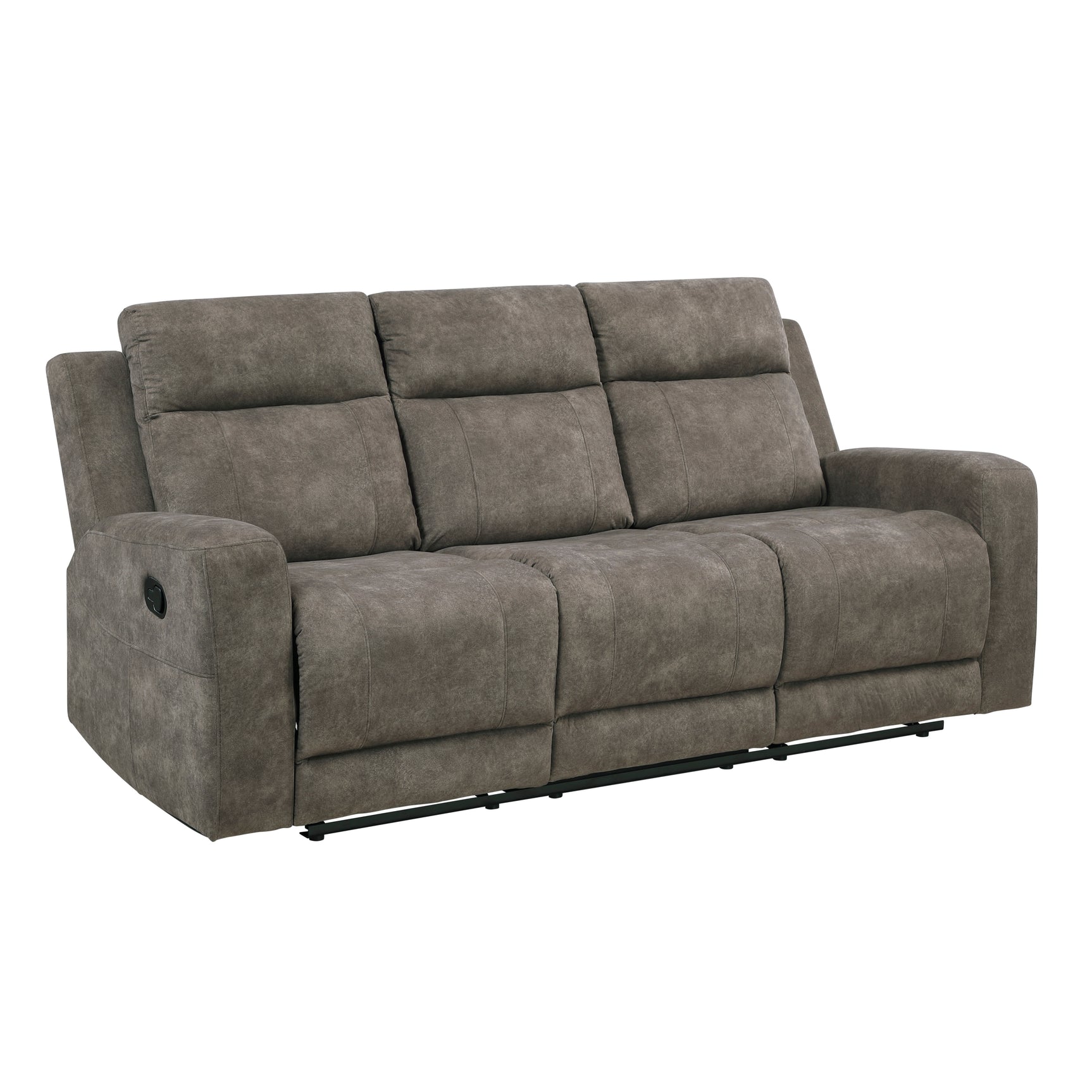 Muncie Brown Double Reclining Sofa - Ornate Home