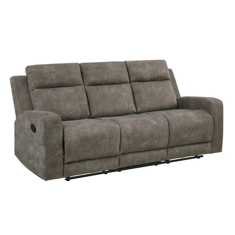 Muncie Brown Double Reclining Sofa - Ornate Home