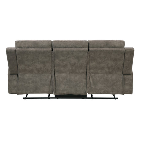 Muncie Brown Double Reclining Sofa - Ornate Home