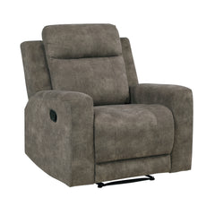 Muncie Brown Reclining Chair - Ornate Home