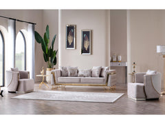 Munich Cream Chair - Ornate Home