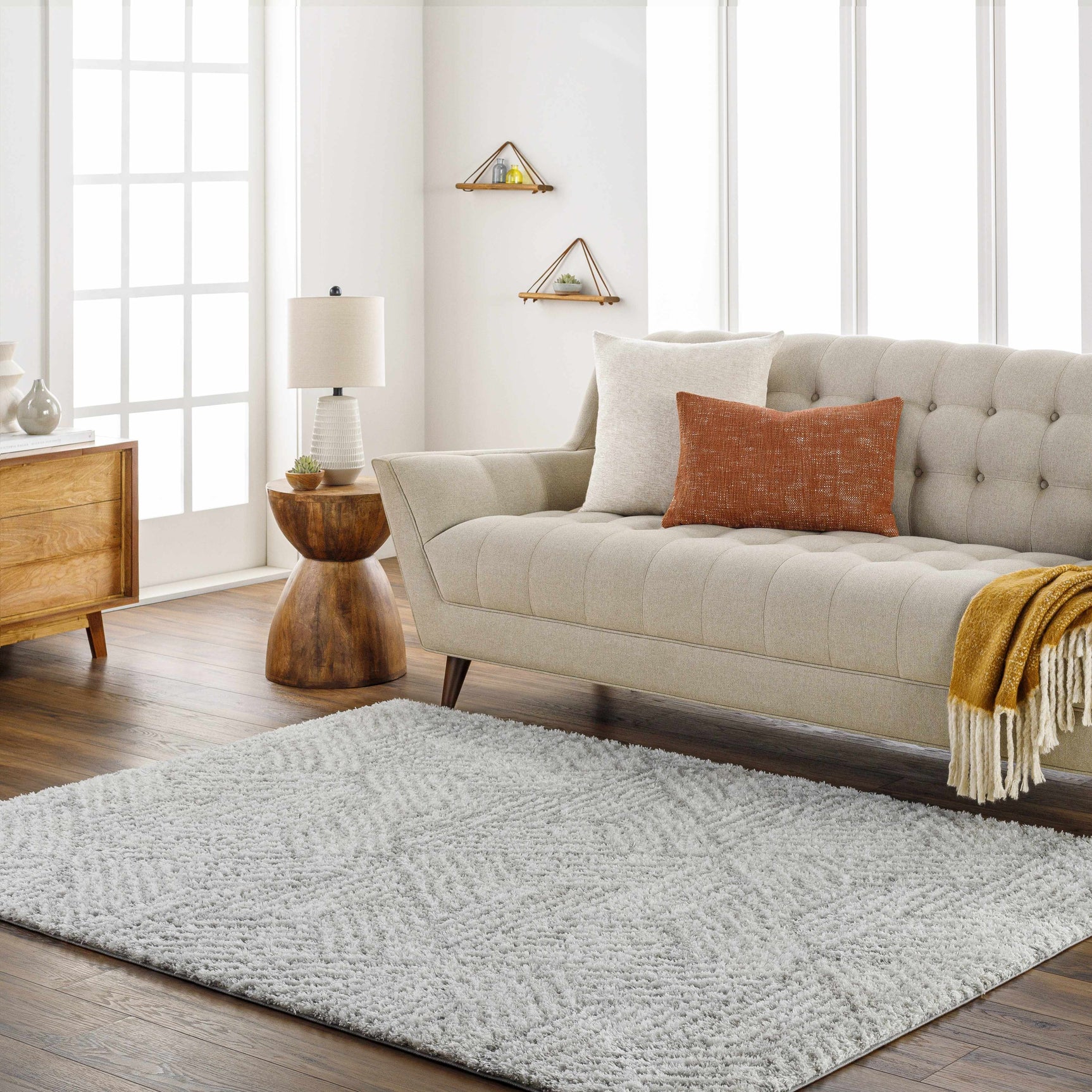 Mura Gray Area Rug - Ornate Home