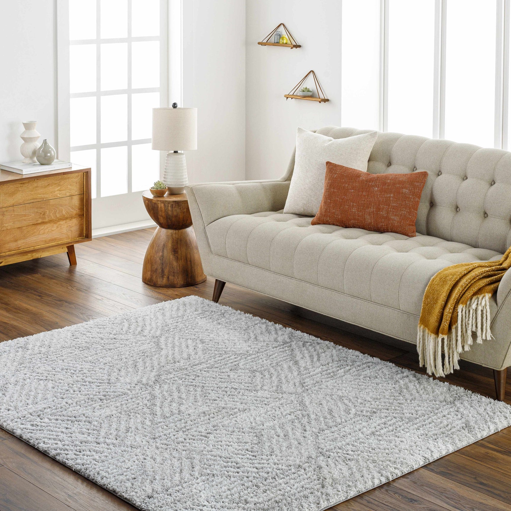 Mura Gray Area Rug - Ornate Home