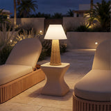 Mura Taupe Side Table