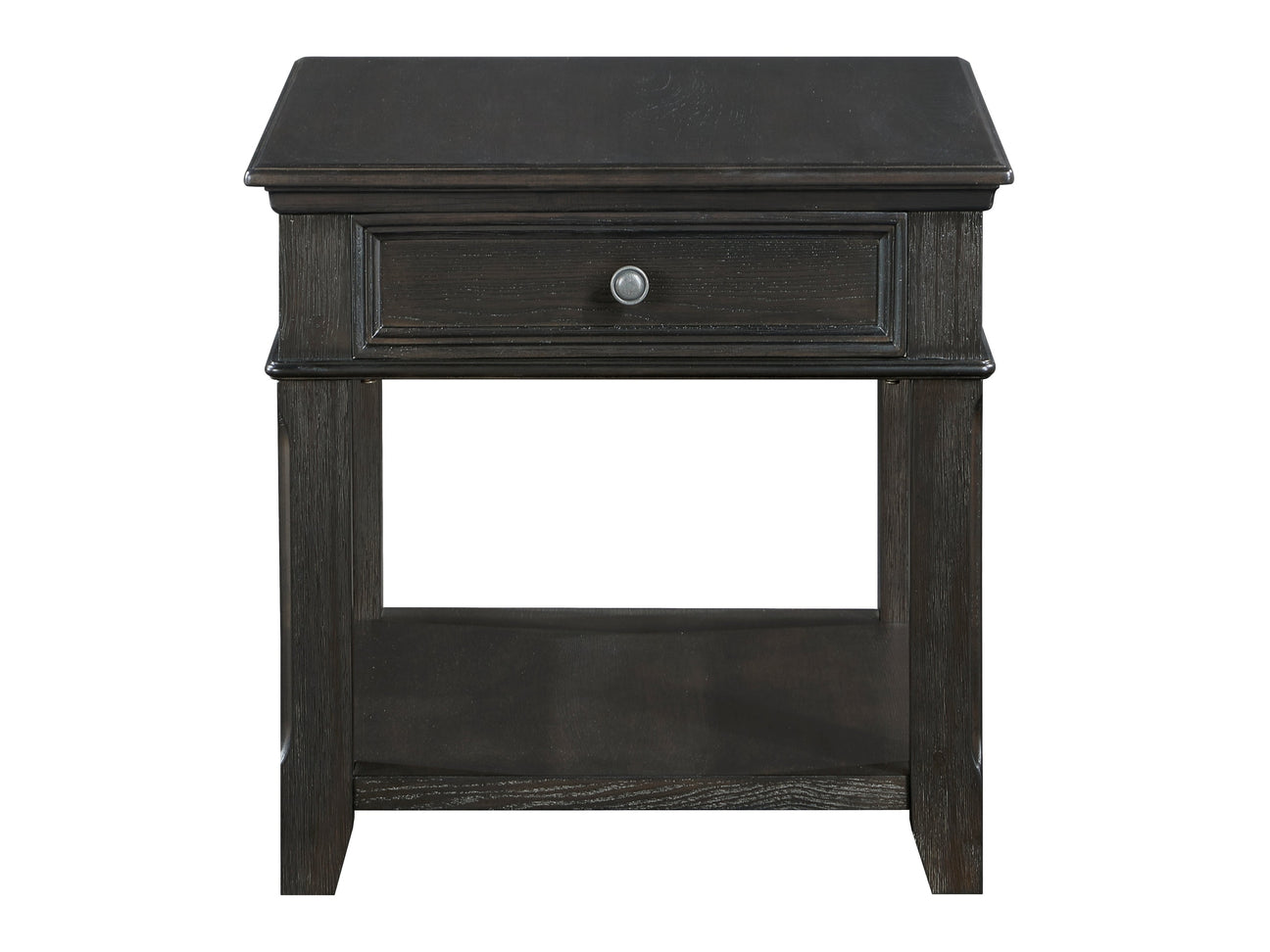 Muriel Charcoal End Table - Ornate Home