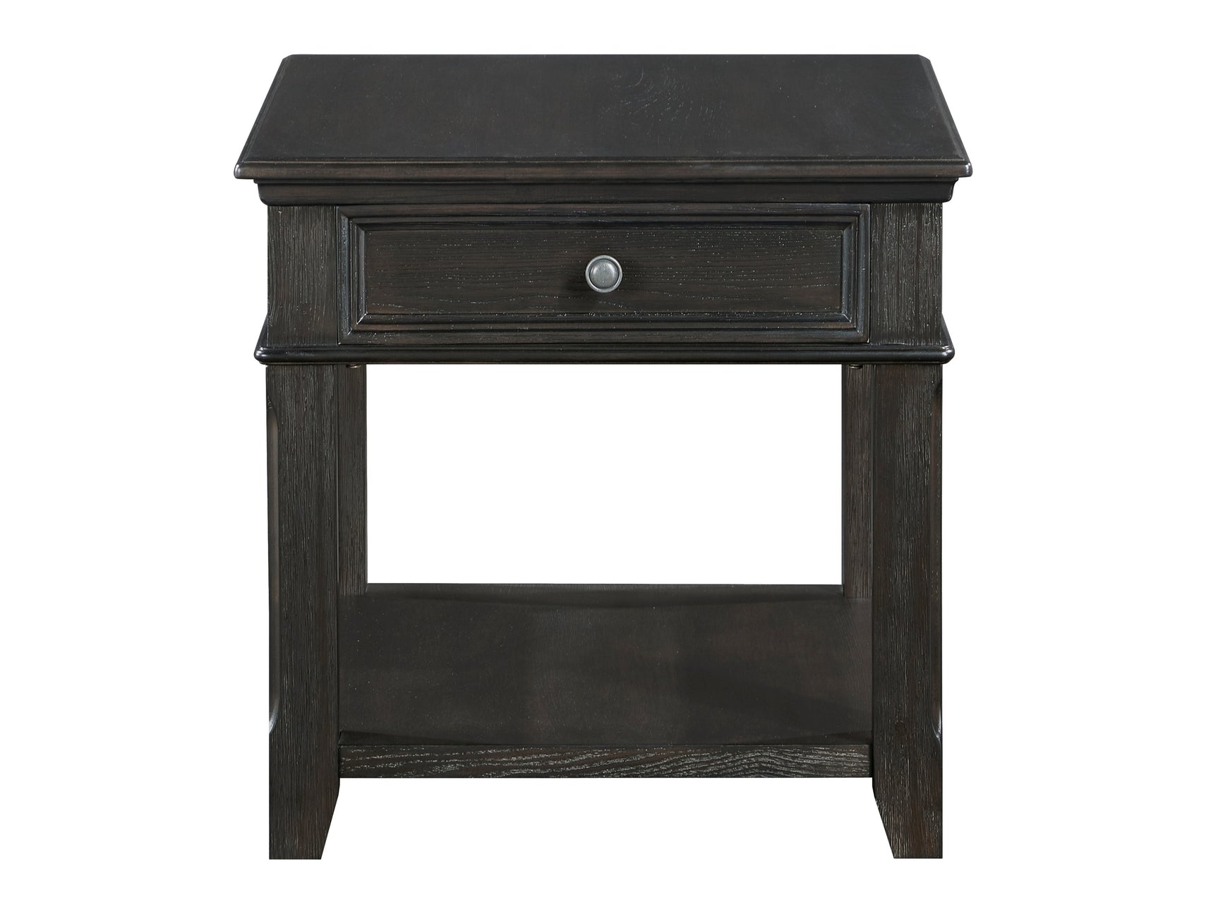 Muriel Charcoal End Table - Ornate Home