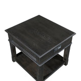 Muriel Charcoal End Table - Ornate Home