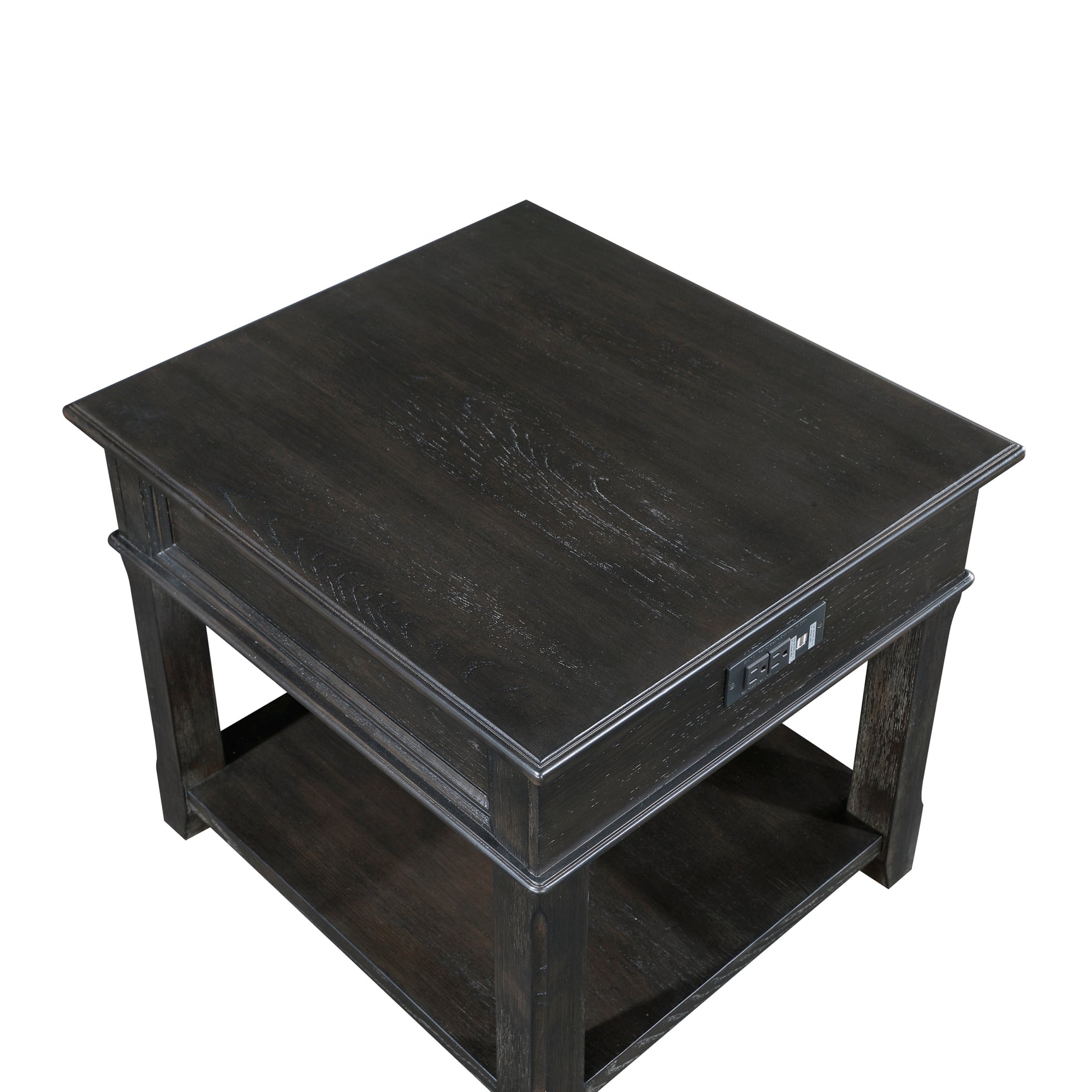 Muriel Charcoal End Table - Ornate Home