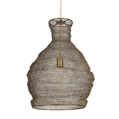 Murmur Brass Woven 1 Light Pendant - Ornate Home