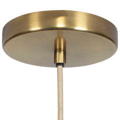 Murmur Brass Woven 1 Light Pendant - Ornate Home