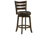 Murphy Dark Brown Counter Height Swivel Chair - Ornate Home