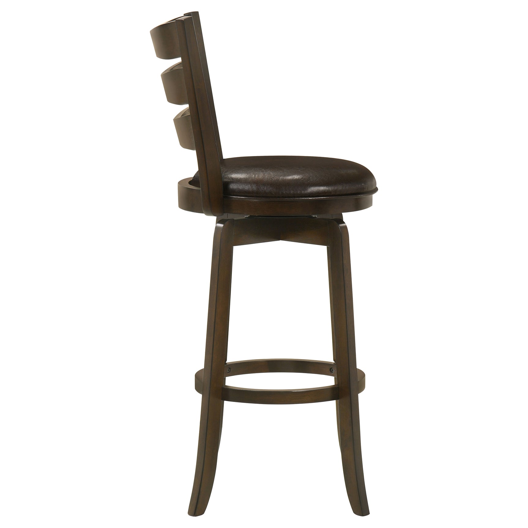 Murphy Dark Brown Swivel Bar Chair - Ornate Home