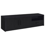 Murray Black 70-inch 2-door TV Stand Media Console - Ornate Home