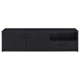 Murray Black 70-inch 2-door TV Stand Media Console - Ornate Home