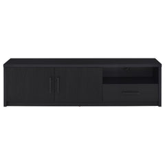 Murray Black 70-inch 2-door TV Stand Media Console - Ornate Home