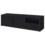 Murray Black 70-inch 2-door TV Stand Media Console - Ornate Home