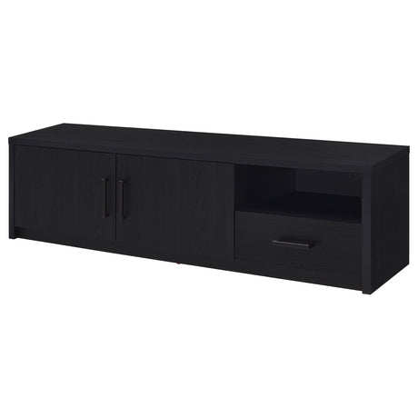 Murray Black 70-inch 2-door TV Stand Media Console - Ornate Home