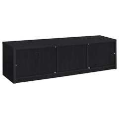 Murray Black 70-inch 2-door TV Stand Media Console - Ornate Home