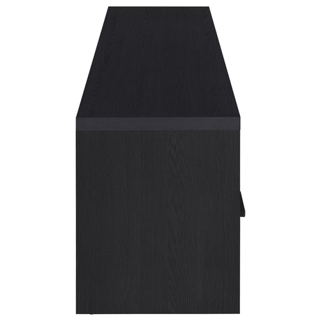 Murray Black 70-inch 2-door TV Stand Media Console - Ornate Home