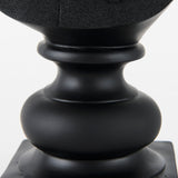 Murray Black Resin Fox in a Suit Bust - Ornate Home