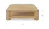 Murray Natural Coffee Table - Ornate Home