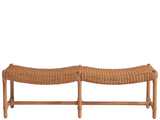 Murro Bay Natural Rattan Bench - Ornate Home