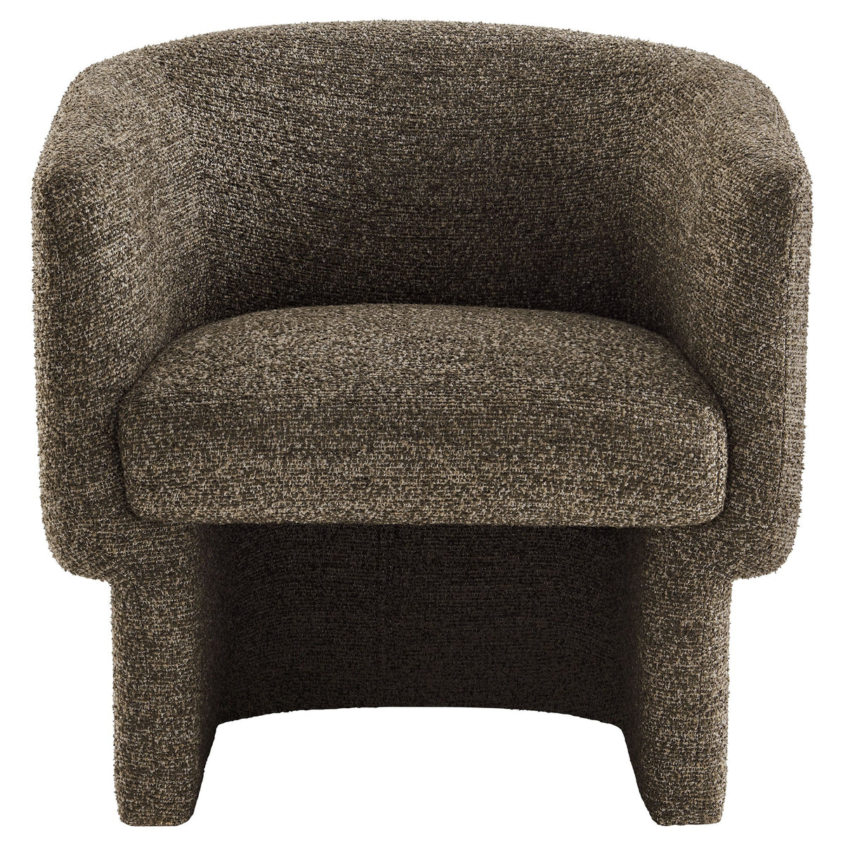 Muse Antique Boucle Fabric Barrel Accent Chair - Ornate Home