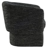 Muse Charcoal Boucle Fabric Barrel Accent Chair - Ornate Home