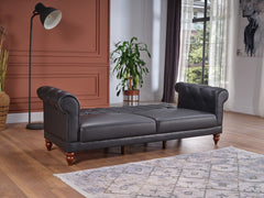 Muse Grey 3 Seat Sleeper - Ornate Home