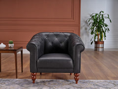 Muse Grey Living Room Set - Ornate Home